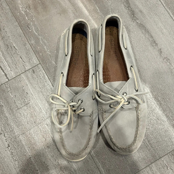 Sperry Grey Top  Sider Shoes - Picture 1 of 4
